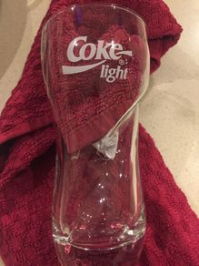 Coca Cola Twist Light Set tray + 3 glasses