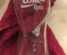 Coca Cola Twist Light Set tray + 3 glasses