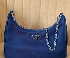 Prada Re-Edition Nylon Hobo Bag - Black