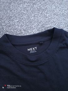New.NEXT boy's black t-shirt. Age 13