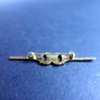 Vintage gold tone faux gold brooch Image 2