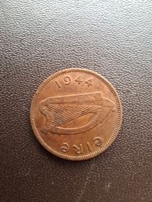 Irish Republic. 1944 Farthing. Good condition!