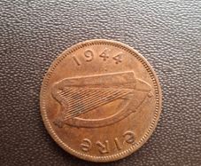 Irish Republic. 1944 Farthing. Good condition!