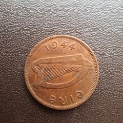 Irish Republic. 1944 Farthing. Good condition!