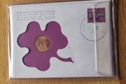 1971 First Day First Issue Ireland 1 New Penny Irish Bird Design