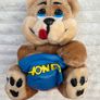 Vintage Play By Play Brown Bear Honey Pot approx. 9 Plush Soft Used Please see photos Image 2