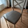 2 x Dining chairs EZ Living dining chairs Bentley Designs Montreux leather seat Image 6