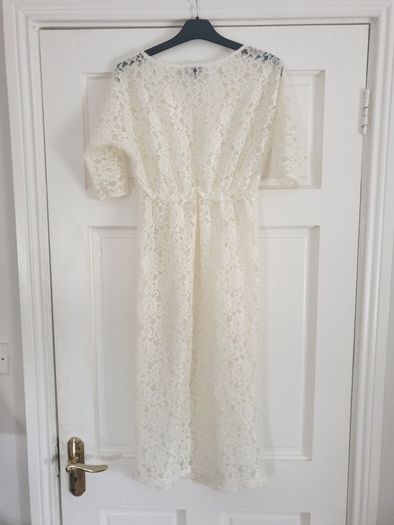 topshop midi lace dress