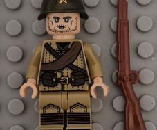 Lego compatible, military figures, soviet russian infantry. 15 figures plus rifles.