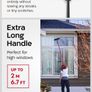 Tyroler 2-in-1 Telescopic Window Cleaner Tool Image 3
