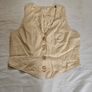 Reformation Designer Beige Twill Vest Top RRP 158E Image 3