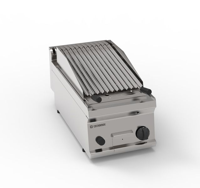 Tecnoinox Refurbished Lava Stone Gas Char Grill (top version) GR35G7