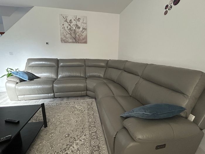 Leather Recliner Sofa