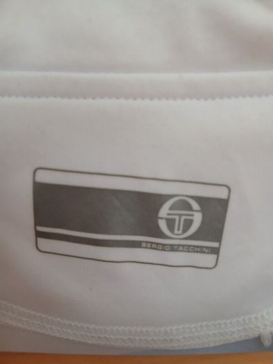 Sergio Tacchini Novak Djokovic Vintage Tennis Polo Shirt White