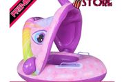 Baby Unicorn Pool Float with Sun Canopy -Baby Swim Ring,Inflatable Swimming Ring Infant Baby (FREE SHIPPING)
