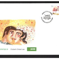 2010 Ireland Weddings self-adhesive Commemorative Stamp Frist Day Cover (FDC)
