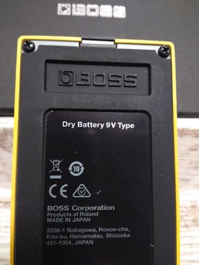 BOSS OD-1 - OverDrive (MIJ, 14pin OpAmp, SilverScrew, LongDash).