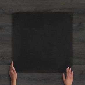 Black Limestone Hand-Cut Natural Paving Slab 60x60x-3cm