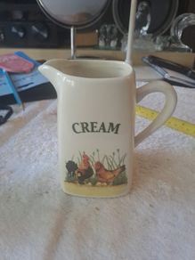 Pottery Cream jug
