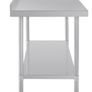 Vogue Stainless Steel Table with Upstand NEW Image 2