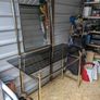 Brass dressing table and mirror. Image 3