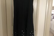 Black &amp; white 100% linen Dress