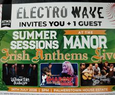 Summer sessions at the manor. Irish anthems live