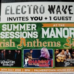 Summer sessions at the manor. Irish anthems live