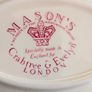 Vintage Masons Crabtree Evelyn Pink Ribbon Bow Ceramic Soap Dish Ironstone Image 6