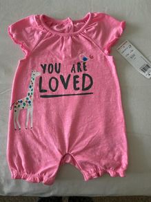 Baby Girl Pink Romper - see 2 Pics