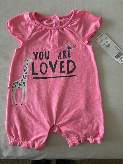Baby Girl Pink Romper - see 2 Pics