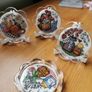 Handmade Cross Stitch Embroidered Display Coasters Image 2