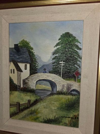 Oil painting signed C.Black 99