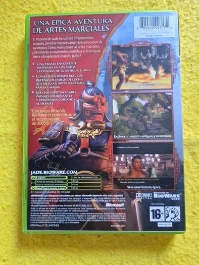 Jade Empire Xbox Original games Original