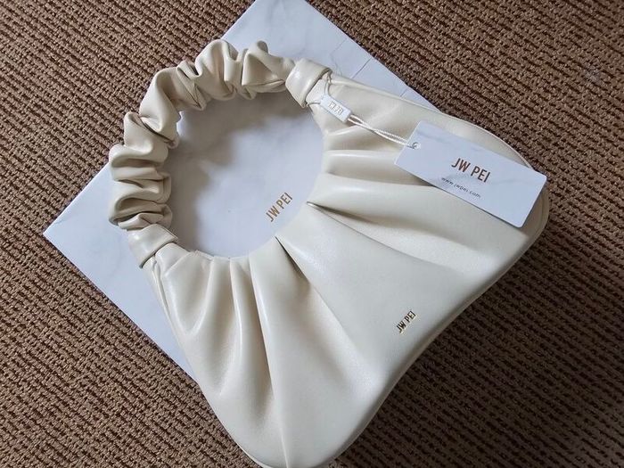 Brand New Jw Pei Gabbi Ruched Hobo Handbag - Ivory