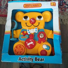 Vintage Matchbox Activity Bear