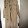 topshop longline oversized trench coat in stone size S Image 2