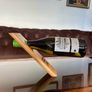 Wooden Self Balancing Wine Holder Spanish Monastery Souvenir Image 6