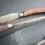 Harrison Bros & Howson Sheffield Stag/Horn/Antler Handle Sterling Silver Capped & Ferruled 4 Piece Carving Set  1884 Image 6
