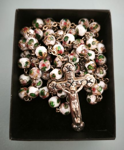 Italian Cloisonne Rosary