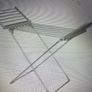 Electric heated clothes airer with cover Image 2