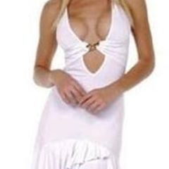 sexy baby doll white fits size 6 8 10