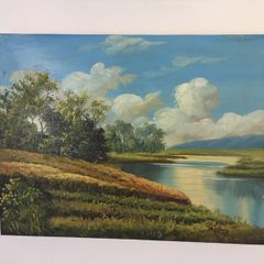 Original oil painting - on deep canvas