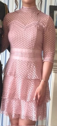 Frill lace dress