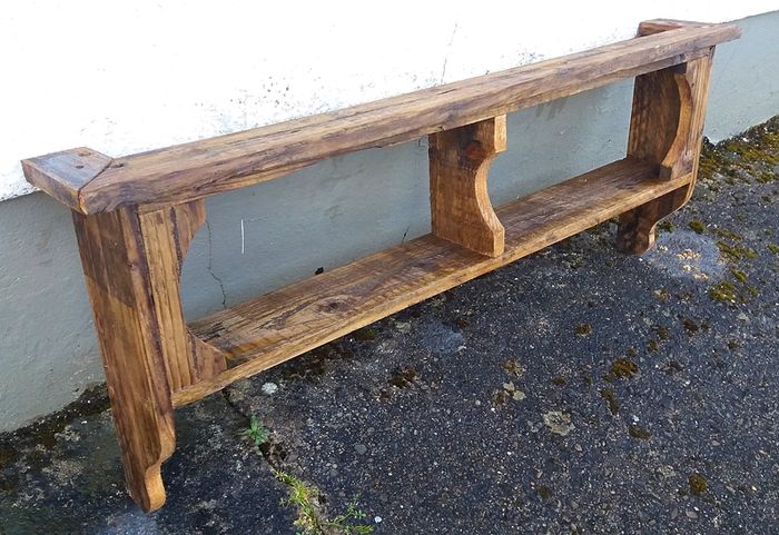 Rustic Country Cubby Box floating shelf.