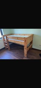 Pine wood bed