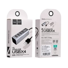 Hoco HB1 4-Port USB Hub 2.0 Tarnish