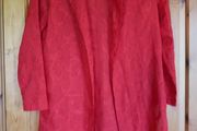 Ladies edge to edge top. Size 10. New. Red