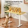 110 x 54 Electric Standing Desk ONE PIECE Height Adjustable Standing Desk Image 3