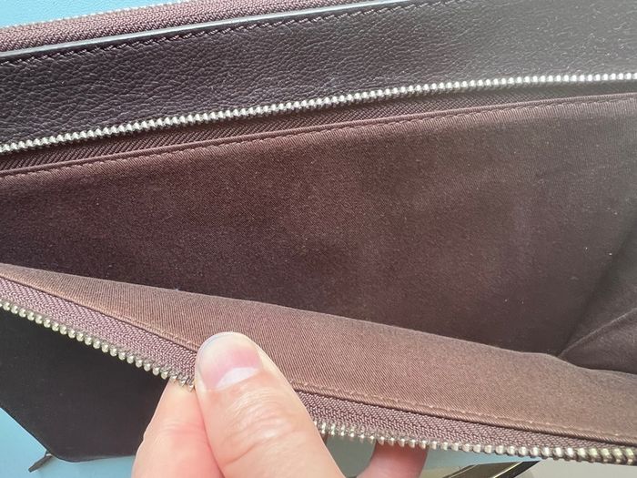 leather briefcase a4 document folio portfolio holder dark brown